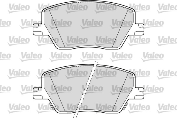 Set placute frana,frana disc 302319 VALEO