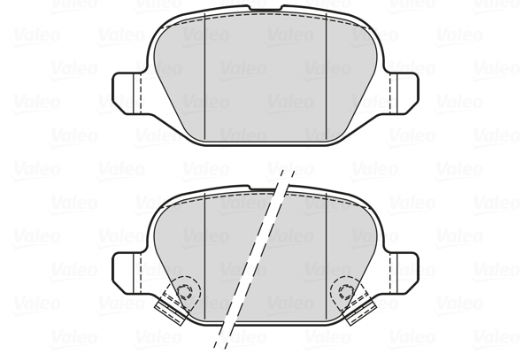 Set placute frana,frana disc 302338 VALEO