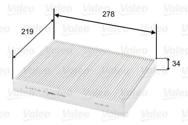 Filtru, aer habitaclu 715581 VALEO