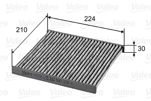 Filtru, aer habitaclu 715756 VALEO