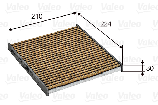 Filtru, aer habitaclu 701024 VALEO