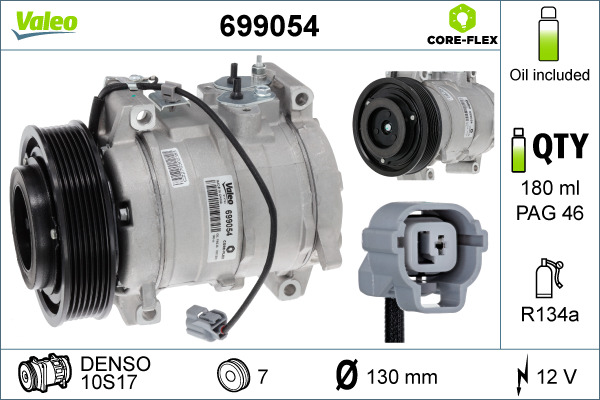 Compresor, climatizare 699054 VALEO