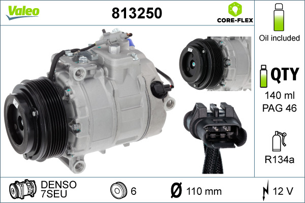 Compresor, climatizare 813250 VALEO