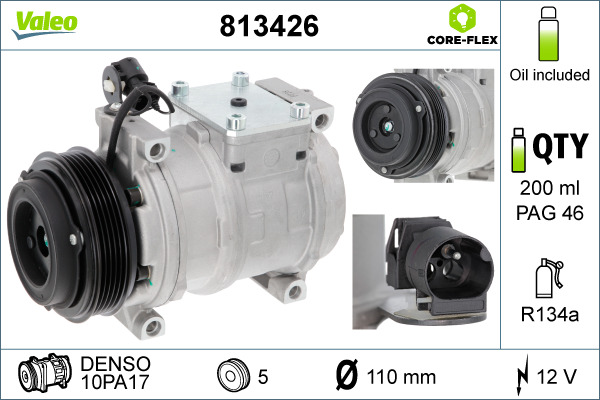 Compresor, climatizare 813426 VALEO