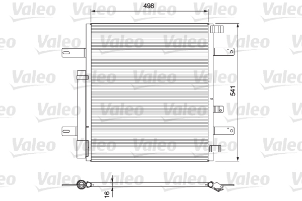 Condensator, climatizare 815061 VALEO