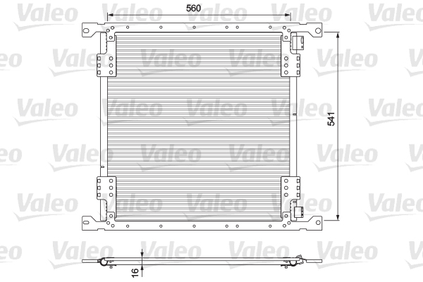 Condensator, climatizare 815088 VALEO