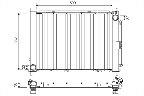 Modul racire 822671 VALEO