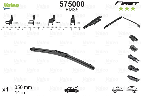 Lamela stergator 575000 VALEO