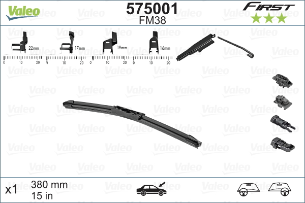 Lamela stergator 575001 VALEO