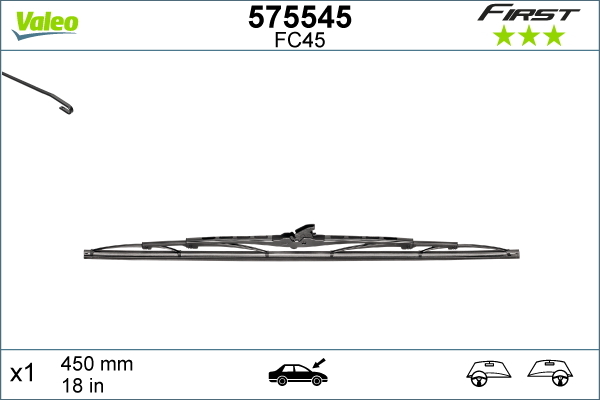 Lamela stergator 575545 VALEO