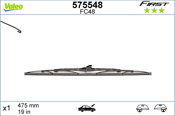 Lamela stergator 575548 VALEO