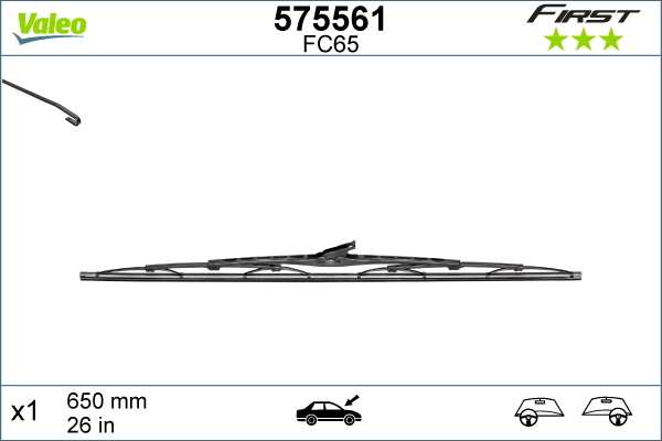 Lamela stergator 575561 VALEO