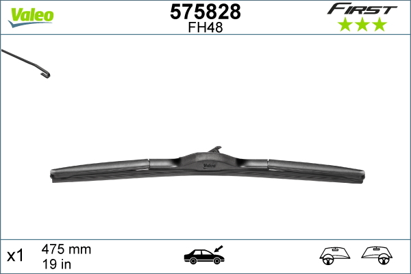 Lamela stergator 575828 VALEO