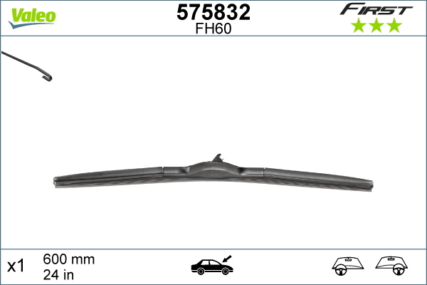 Lamela stergator 575832 VALEO