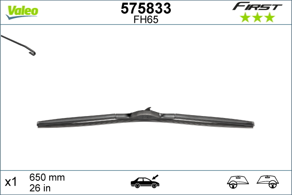 Lamela stergator 575833 VALEO