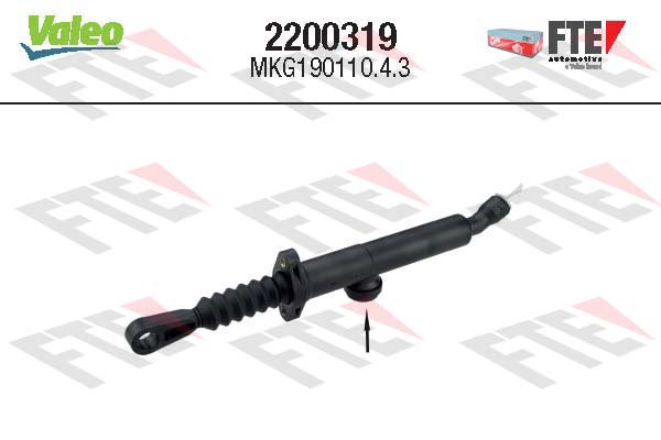 Pompa centrala, ambreiaj 2200319 VALEO
