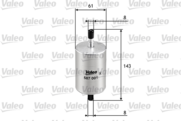 Filtru combustibil 587001 VALEO