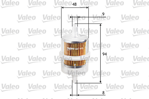 filtru combustibil 587013 VALEO
