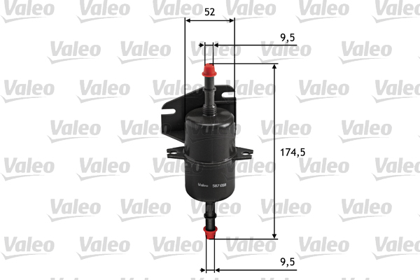 Filtru combustibil 587018 VALEO