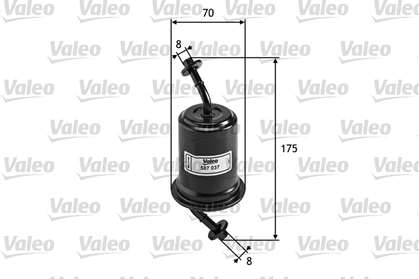 filtru combustibil 587037 VALEO