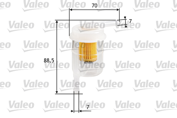 filtru combustibil 587045 VALEO