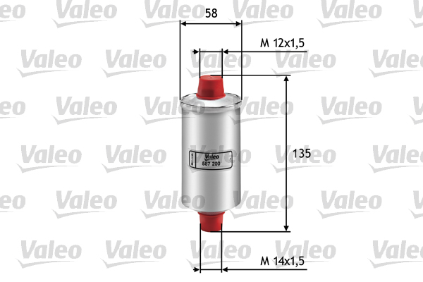 Filtru combustibil 587200 VALEO