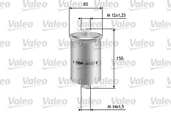 filtru combustibil 587202 VALEO