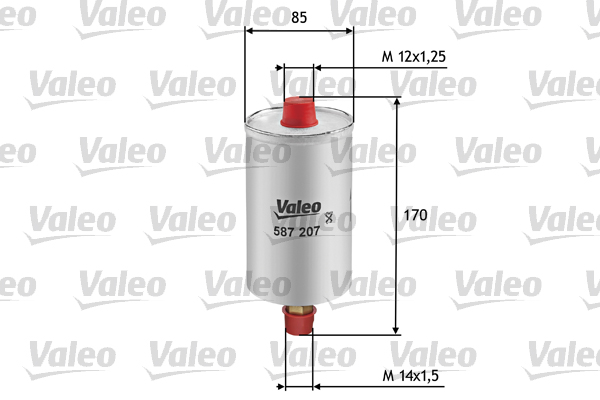 Filtru combustibil 587207 VALEO