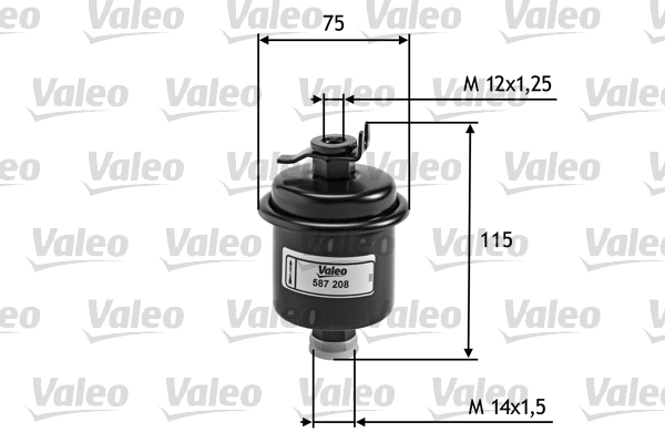 Filtru combustibil 587208 VALEO