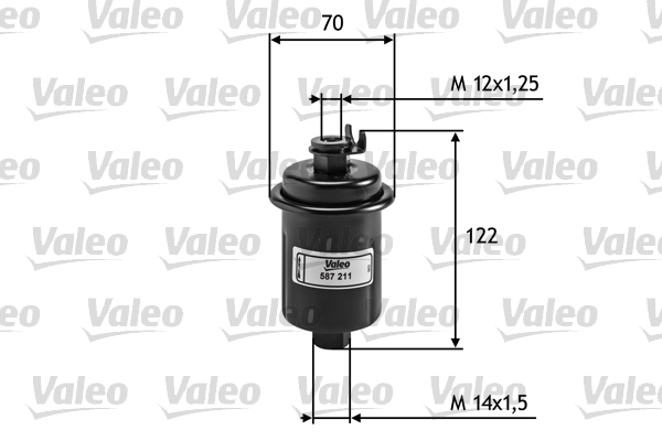 filtru combustibil 587211 VALEO