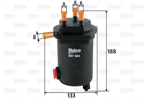 Filtru combustibil 587504 VALEO