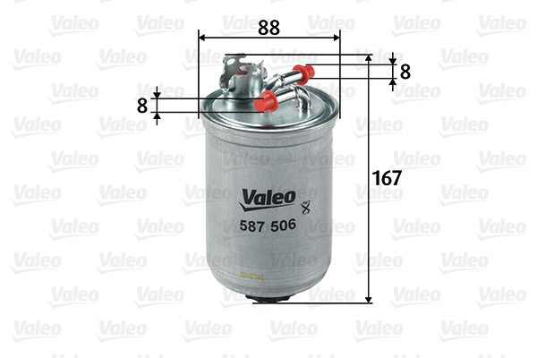 Filtru combustibil 587506 VALEO