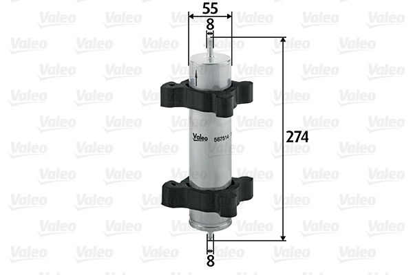 Filtru combustibil 587514 VALEO