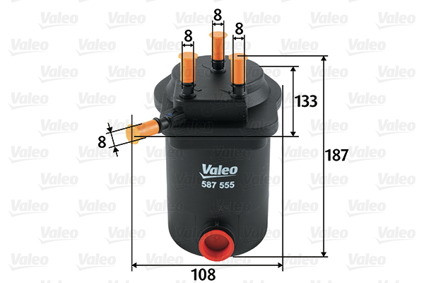 Filtru combustibil 587555 VALEO