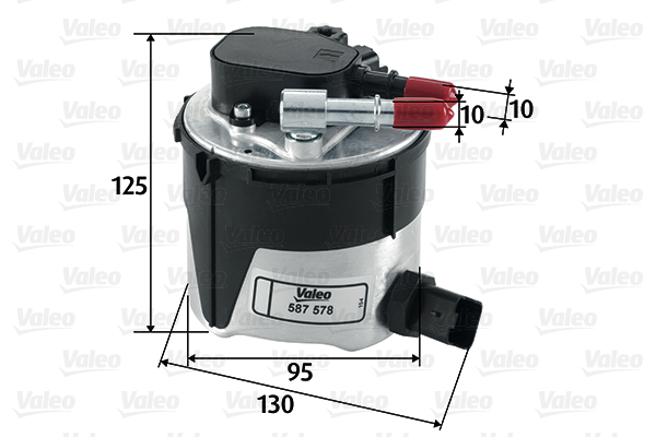 filtru combustibil 587578 VALEO