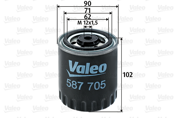 Filtru combustibil 587705 VALEO