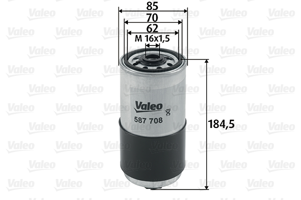 filtru combustibil 587708 VALEO