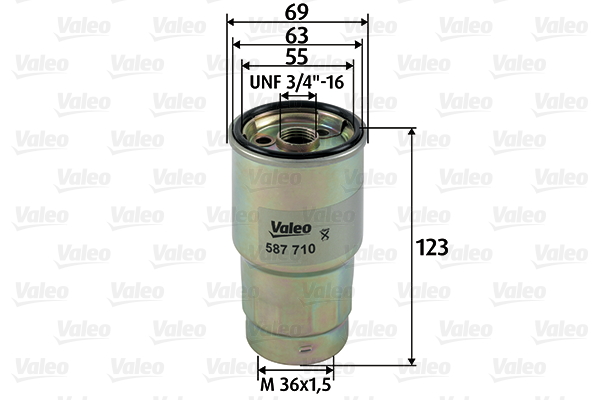 Filtru combustibil 587710 VALEO