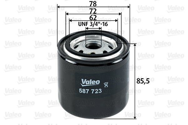 Filtru combustibil 587723 VALEO