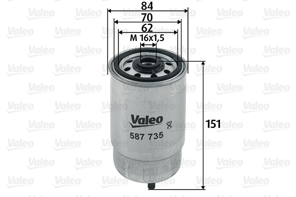 Filtru combustibil 587735 VALEO