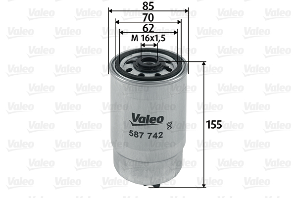 Filtru combustibil 587742 VALEO