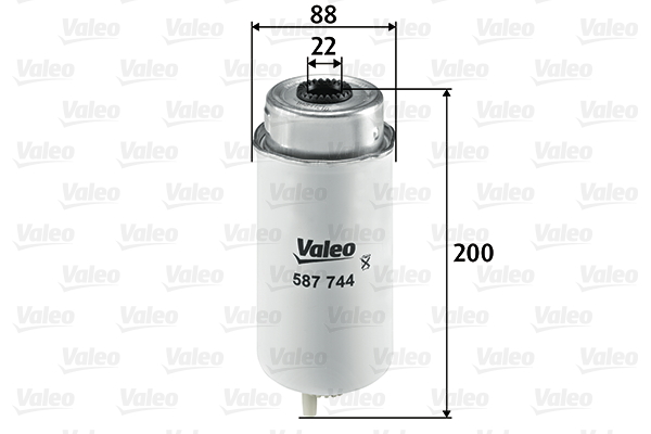 Filtru combustibil 587744 VALEO