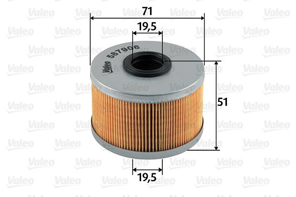 Filtru combustibil 587906 VALEO