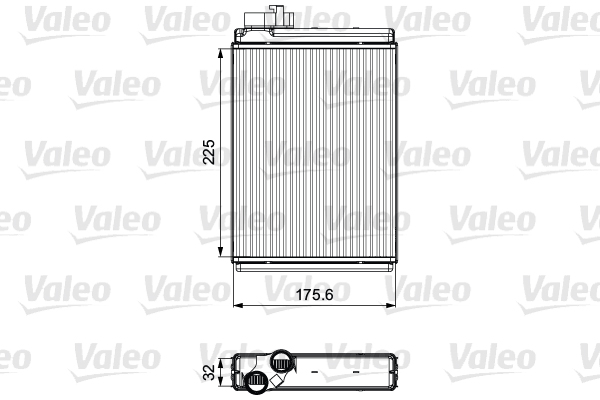 Schimbator caldura, incalzire habitaclu 811507 VALEO