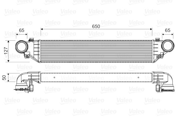 Intercooler, compresor 817760 VALEO