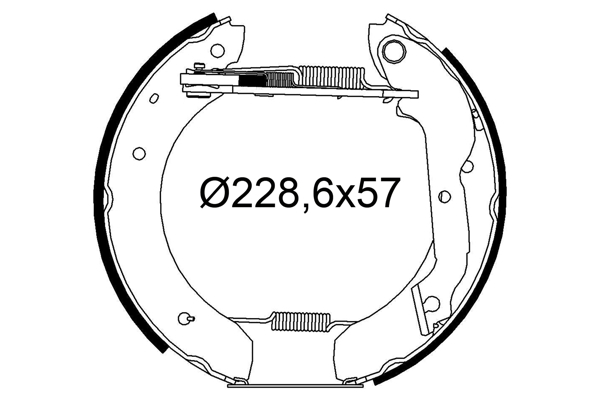 Set saboti frana 554913 VALEO