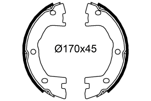 Set saboti frana 564240 VALEO