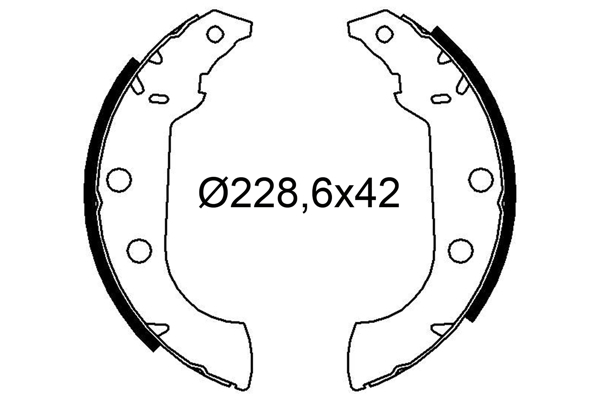 Set saboti frana 564272 VALEO