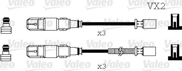Set cablaj aprinder 346071 VALEO