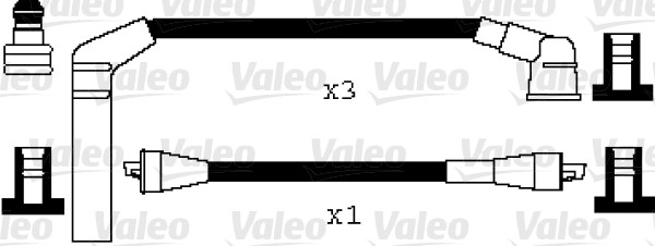 Set cablaj aprinder 346014 VALEO